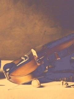 Композиция со скрипкой обои