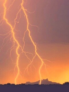 Двойная молния обои