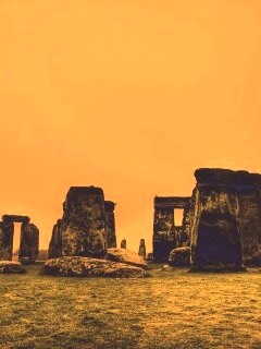 Вечерний Стоунхендж обои