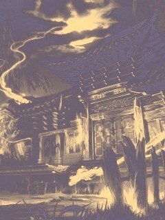 Вход в китайский храм обои