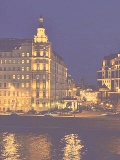 Ночной город обои