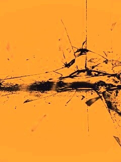 Летящие осколки обои