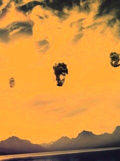 Летающие острова обои