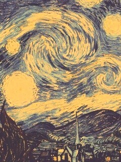 Рисунок города маслом обои