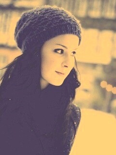 Девушка зимой обои