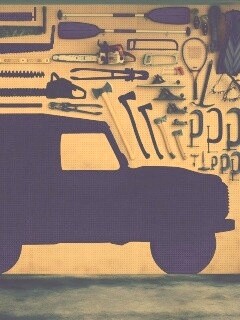 Типичный гараж обои