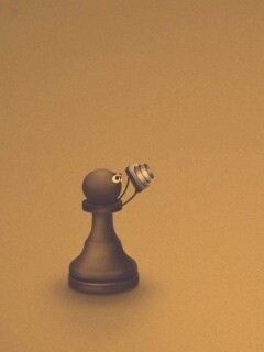 Пешка фотографирует короля обои