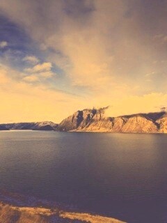 Живописная широкая река обои