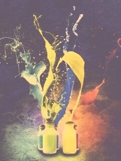 Разливающийеся краски обои