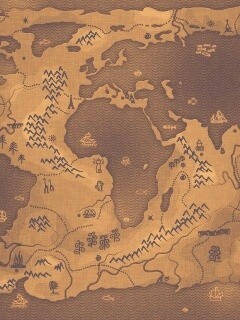 Карта мира наоборот обои