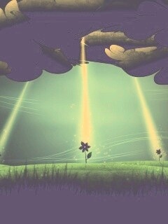 Свет для цветов обои