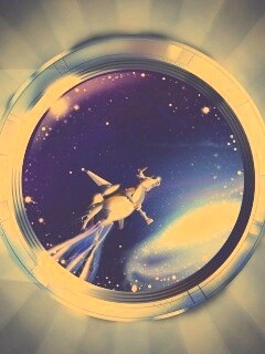 Космическая корова обои