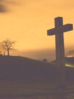 Каменный крест обои