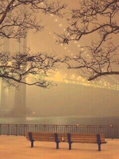 Вечер в Нью-Йорке обои