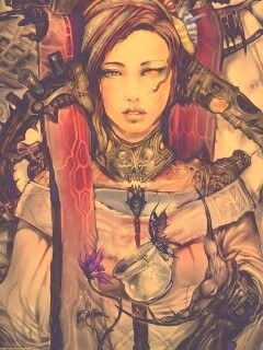 Странная девушка обои