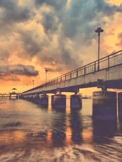 Длинный пирс обои