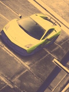 Зелёный Ламбо обои