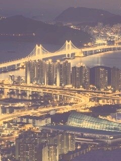 Ночной город обои