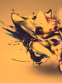 Яркая абстракция обои