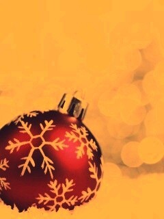 Новогодние игрушки обои