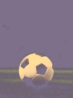 Футбольный мяч на темном поле обои