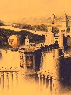 Замок-дамба обои