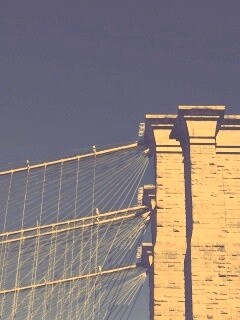 Одна из арок Бруклинского Моста обои