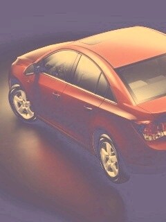 Шевроле Cruze красного цвета обои