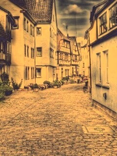 Старый городок обои