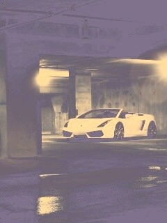 Ламборджини на подземной парковке обои