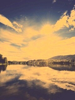 Норвежская река обои