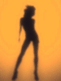 Женский силуэт обои