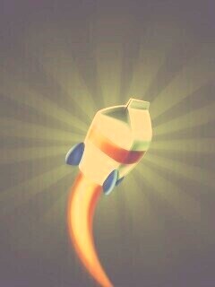 Молочная ракета обои