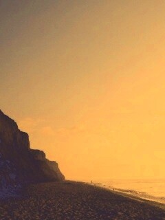 Уединенный пляж обои