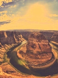 Каньон летом обои