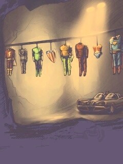 Пещера супергероев обои