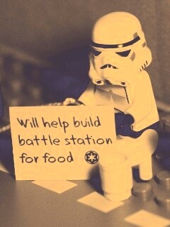 Помогу построить Звезду Смерти за еду обои