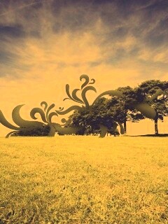 На равнине обои