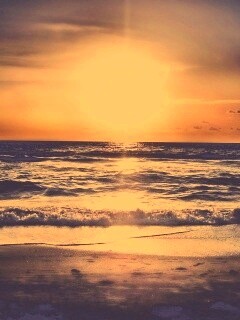 Морской закат обои