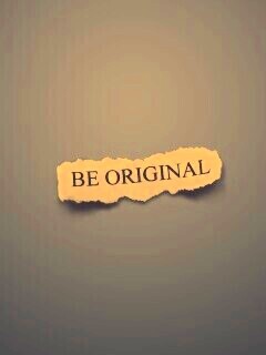 Будь оригинален обои