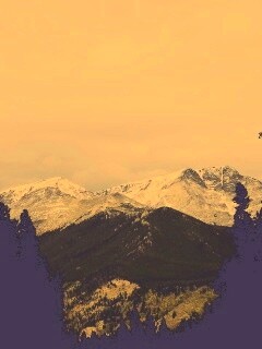 Вид на горы обои