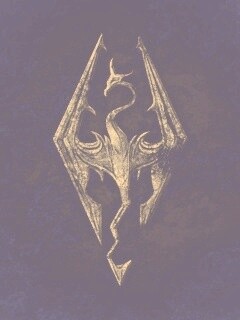 Логотип Skyrim обои
