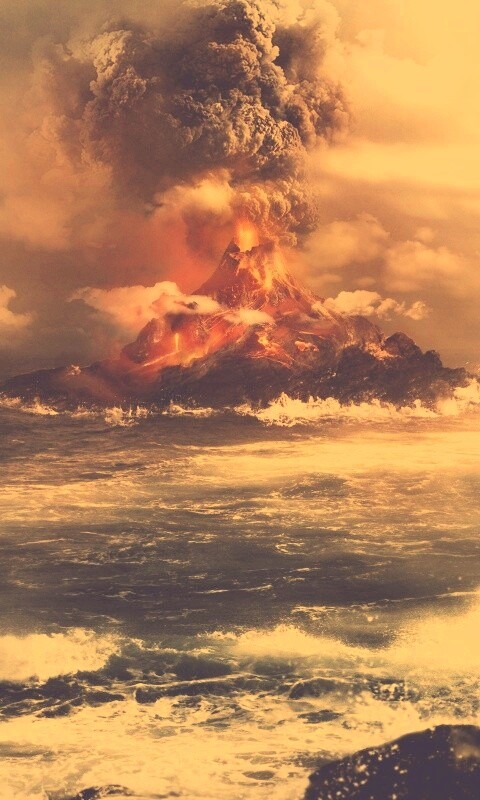 Вулкан обои