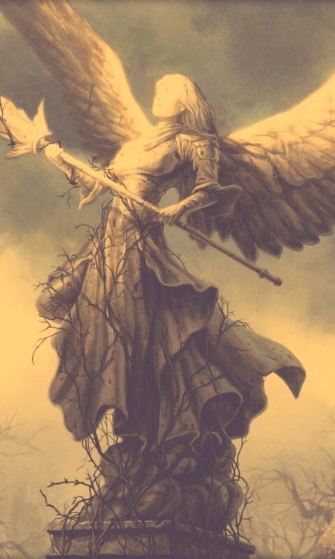 Ангел с мечом обои