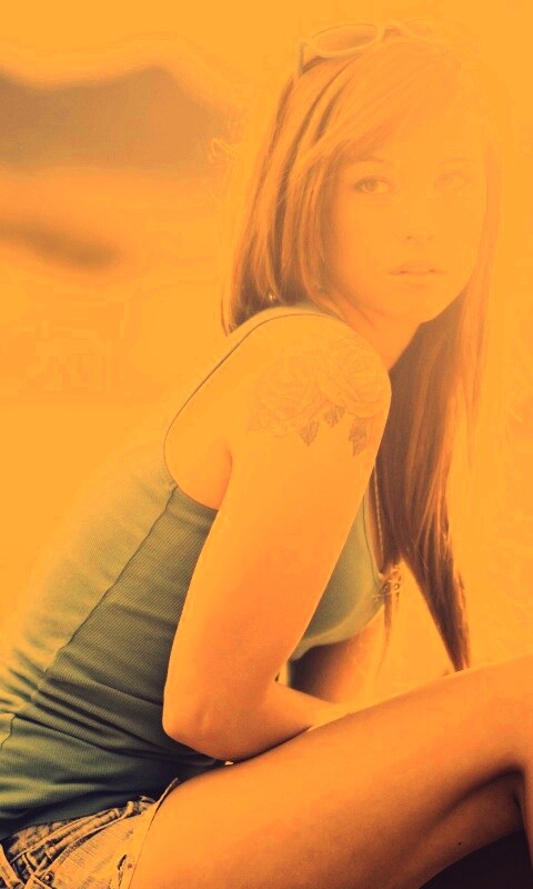 Синяя кофточка обои