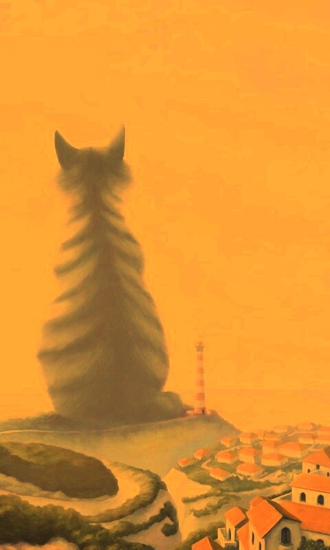 Кот-гигант обои