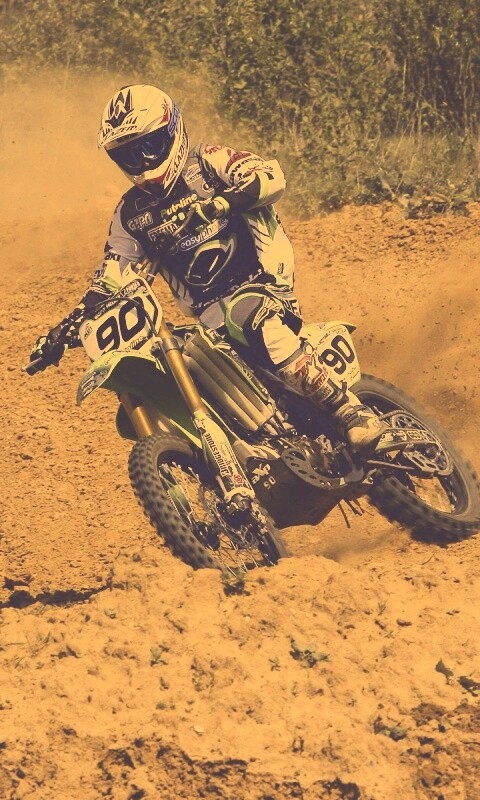 На мототреке обои