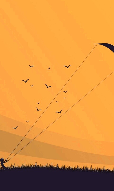 Запуск воздушного змея обои