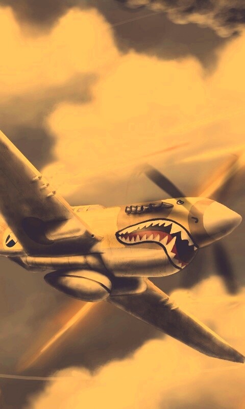 Истребитель акула обои
