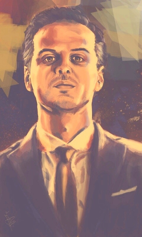 Портрет Джима Мориарти обои